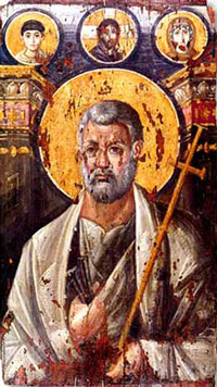 Apostle Peter, icon, 6-7 c.