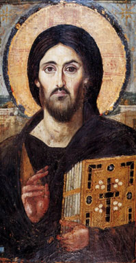 Christ Pantocrator, icon, 6 c.