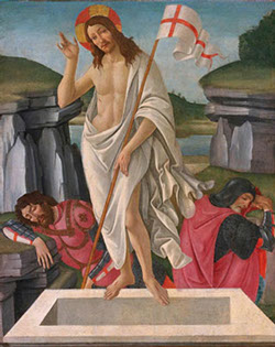 The Resurrected Christ, Botticelli