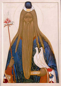 St Aaron, icon, Anatoly Eiteneier, (20 c)
