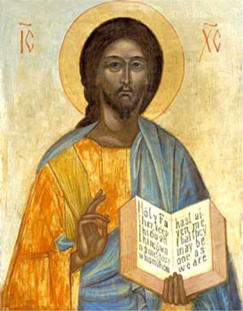 Christ Pantocrator, icon, Sister Ioanna (Reitlinger)